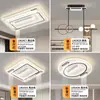2025 nova lâmpada de ventilador sem folhas de espectro total sala de estar quarto lâmpada de ventilador de teto proteção para os olhos com ventilador lâmpada de teto integrada