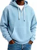 Sudadera con capucha y cremallera casual de pana de color liso para hombre, nueva, deportiva, transfronteriza de Amazon para Europa y América