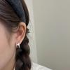 Aretes de Plata Esterlina S925 de cuerpo completo Arco del Triunfo para mujer 2023 nuevos aretes populares de otoño e invierno para mujer aretes de nicho de alta gama