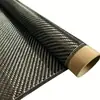 Tejido de fibra de carbono bidireccional 3k200g tejido sarga para dron, aeronave y modificación de automóvil, recubierto con tejido de fibra de carbono real de tejido liso
