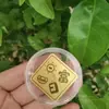 Adesivo de Celular Dourado Ouro Puro Peça de Ouro 999 Adesivo Princesa Por Favor Fique Rica e Próspera Todos os Dias Deus da Riqueza Dourado Presente de Aniversário