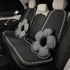 Cojín Clásico para Asiento de Coche, Fresco y Transpirable de Verano, Panal de Pata de Gallo Antideslizante, Cojín Refrescante Universal para Asiento de Coche para Todas las Estaciones