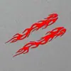 Faixas Flamejantes Coloridas Refletivas para Motocicleta, Adesivos para Veículos Elétricos e Carros, Decalques Laterais para Motos de Rua Horizon