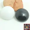 Venta al por mayor de botones altos con forma de hongo de resina para abrigos, suéteres, ropa acolchada de algodón y camisas, disponibles en negro y blanco, 10-34 mm