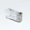 Conector de interfaz de red RJ45 Cabeza de Cristal 8p8c conector de cable de red de 8 hilos enchufe de crimpado conector de red
