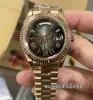 Comercio Exterior EW Todo Dorado Negro Caramelo Verde Ahumado Mesa de Juego Oro Rosa Doble Calendario Semana Registro Mecánico Reloj para Hombre Venta al por Mayor