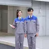 Ropa de Trabajo para Hombre de Primavera y Otoño, Duradera y Resistente a las Manchas, Adecuada para Talleres y Talleres de Reparación de Automóviles, Conjunto de Ropa de Trabajo Reflectante con Logo Personalizado