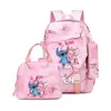 Nueva Mochila Estudiante Stitch para la Temporada de Regreso a Clases Ligera y que Reduce la Carga Gran Capacidad para Grados 1-6 Niños y Niñas Bolso de Hombro