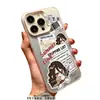 Las Pegatinas de Anime Son Adecuadas para Fundas de Teléfono iPhone 17 Pro Max, 16 Plus, Plateadas Coloridas 15, 14, 13 y Fundas Personalizadas Apple 12