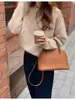 Otoño e Invierno Nuevo Tejido de Lana Pura para Mujer Suéter de Cuello Redondo Color Sólido Patrón Retorcido Holgado Moda Suave y Sedoso Tejido Base