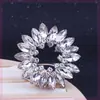 Broche de Flor de Cristal de Moda para Mujer, Corsage Moderno que Combina con Todo, Corea del Sur, Lindo Pin para Chal, Hebilla, Accesorios para Chaqueta