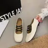 Zapatos Mary Jane de Tira Cruzada con Forro Delgado para Mujer Primavera/Otoño 2026 Planos Ligeros de Suela Suave Bailarinas de Corte Bajo con Suela Suave