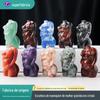 Venda Quente Transfronteiriça Cristal Natural Mini Torso Mulheres Grávidas Modelo Feminino Nu diy Artesanal Esculpido Pedra Original Enfeites