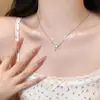 Collar Circular de Piedra Ojo de Gato de Lujo Ligero, Cadena para Clavícula para Mujer con un Toque de Alta Gama, Accesorio de Joyería con Colgante de Diseño Dulce