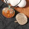 Halloween Europeo y Americano Nuevo Personalizado Creativo Aleación Exagerado Pedrería Patrón de Calabaza Pendientes Lujo Accesible Elegante Fresco