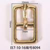 Diâmetro interno 7mm fivela japonesa quadrado oval barril chapeamento branco pendurado bronze escovado fonte fábrica girassol sapato fivela