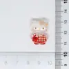 Vestido de Dibujos Animados Transparente Accesorios de Resina de Gato Kt Pegamento de Crema Creativo Clips para el Cabello Hechos a Mano Hebillas para Zapatos Decoraciones para Funda de Teléfono