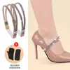 Correas antideslizantes para zapatos de tacón alto, no requieren instalación, correas multicolor con pedrería, correas de fijación elásticas antideslizantes