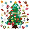Venta Directa Transfronteriza Más Vendido Árbol de Navidad de Fieltro DIY Árbol de Navidad de Dibujos Animados de Fieltro para Niños Decoraciones Festivas Venta al por Mayor
