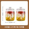 Pote de Kimchi Garrafa de Vidro Doméstico Espessado Tamanho Grande Picles de Vegetais Ácidos de Sichuan com Tampa Pote Selado Pote de Picles
