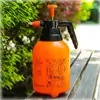 Rociador de Bomba Manual para Jardín Naranja (Junta FKM), Botella Pulverizadora a Presión para Césped con Boquilla Ajustable
