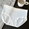 Nova Roupa Íntima de Seda Gelada de Verão, Sem Costura, Doce, Respirável, Secagem Rápida, Shorts Finos Femininos, Alta Elasticidade, Não Abafa