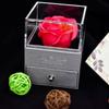 Caixa de Presente para Joia de Colar com Flor de Rosa, Embalado Individualmente, para Amigos, Presente de Dia dos Namorados para Namorada, Vendas Diretas da Fábrica, Caixa de Presente Criativa