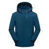 Jaqueta corta-vento estilosa estilo coreano, à prova de vento e impermeável, jaqueta outdoor unissex, casaco para primavera e outono, roupa de montanhismo de marca da moda para casais