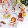 Cartões de Aniversário Amazon, Cartões de Presente para Festa de Aniversário, Cartões de Bênção de Presente Feitos à Mão, Cartões Postais de Aniversário com Animais, Cartões de Cumprimentos