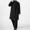 Abrigo de hombre hecho a mano para otoño e invierno, 100% lana, de doble botonadura, de longitud media, casual, cálido, abrigo de lana de doble cara para hombres jóvenes