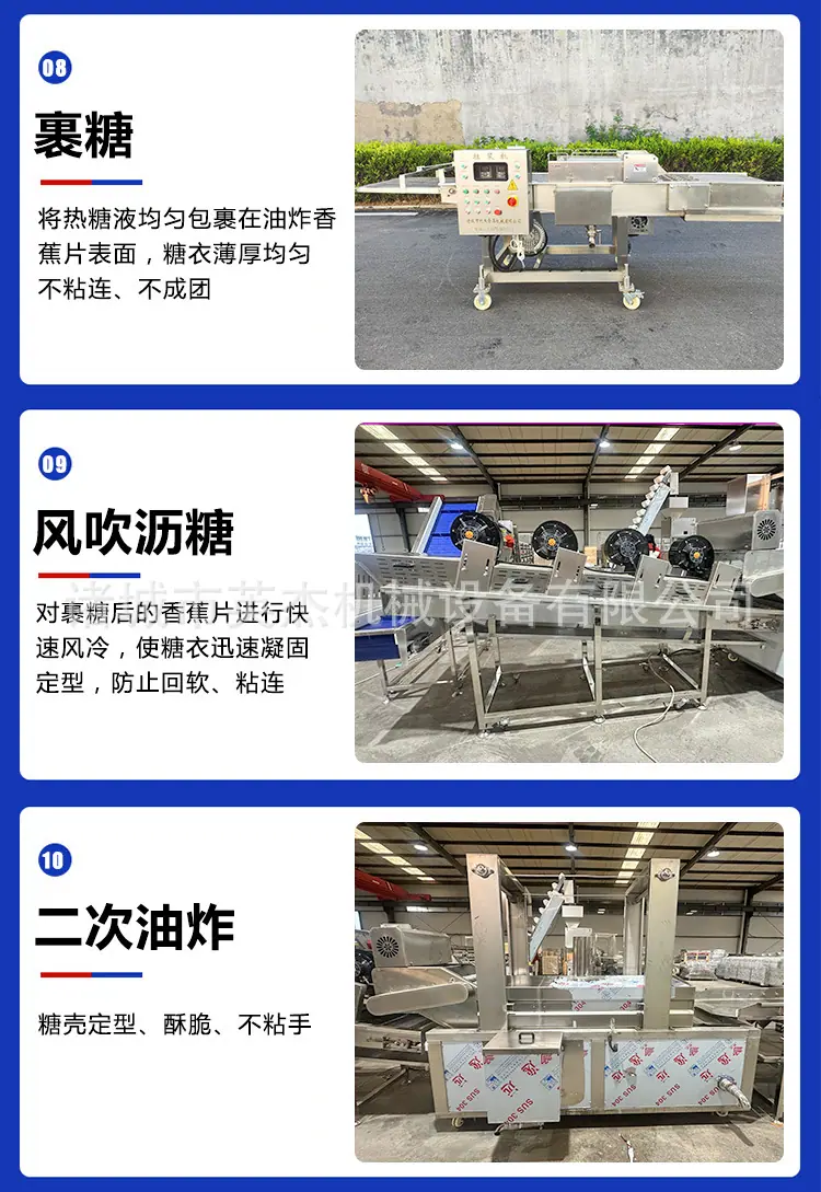 裹糖型香蕉片油炸详情页
