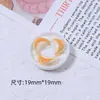 Serie de desayuno temática de comida accesorios de resina pegamento de crema DIY accesorios para el cabello hechos a mano, pinzas para el cabello, fundas para teléfonos, materiales para pegatinas de refrigerador