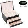 Caja de Joyería Caja de Almacenamiento Aretes Aretes Aretes Collar Anillo Gran Capacidad Caja de Almacenamiento de Joyería