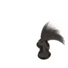 Peluca de Bola de Plumas de Pollo con Lazo Bajo para Mujer, Pinza para el Cabello Simulada, Moño de Cabello, Bolsa para Peluca, Goma para el Cabello de Peluca Natural Esponjosa