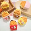 Juguete de Comida Miniatura 3D Meow Meow Waffle Piezas de Resina Pegamento de Crema Llavero Colgante DIY Accesorios para el Cabello Adornos Material