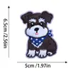 Parches bordados autoadhesivos con temática de mascotas, no requieren planchado, para decoración de ropa y bolsos, disponibles en stock para venta al por mayor, admite pedidos mixtos
