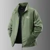 2025 Nueva Moda Casual de Primavera y Otoño Versátil Transpirable para Exterior Chaqueta Holgada con Cuello para Hombre Chaqueta para Hombre