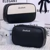 Bolsa de Cosméticos Pequeña de Color Contrastante para Fragancias Pequeñas en Amazon Transfronteriza, Portátil para Viaje, Bolsa de Almacenamiento para Artículos de Tocador y Cosméticos