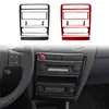 Aplicable a Seat Ibiza 03-08 Modificación Interior Fibra de Carbono Panel de Almacenamiento Consola Central Palanca de Cambios Faros