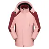 [compra em grupo] casaco de assalto à prova d'água explosivo para atividades ao ar livre, masculino e feminino, espessado, forrado com fleece, com capuz removível, traje de montanhismo