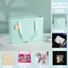 Nueva caja de regalo caja de cajón azul claro caja de perfume caja de embalaje para productos de cuidado de la piel caja de regalo para la mano mariposa compañera pequeña y fresca