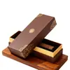 Caja de Empaque para Incienso Caja de Regalo Producción Caja de Regalo de Lujo Madera de Ágaro Sándalo Incienso de Buda Compañero Caja de Regalo Caja de Cartón Blanco Caja de Cajón