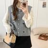 Foto Real de Cardigan de Lã Tricotado Branco Cremoso Estilo Suave Coreano Outono e Inverno Pelo de Guaxinim Casaco Suéter de Coração de Alta Qualidade para Mulheres