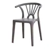 Silla de Plástico Moderna Nórdica Silla con Respaldo Engrosado para el Hogar Silla de Comedor Resistente y Duradera para Adultos Mesa y Silla de Comedor Extra Gruesas