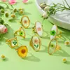 Anillo Europeo y Americano Transfronterizo de Acero Inoxidable y Oro de 18K Flor de Cuatro Hojas Flor Eterna Anillo de Acero de Titanio Anillo de Flor de Margarita Pequeña para Mujeres