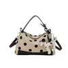 2026 Nova Moda Única Nicho Bolsa de Bolinhas para Mulheres Versátil Bolsa Transversal Exquisita Super Popular Pequena Bolsa de Mão Bolsa Tote