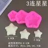 Molde de silicone DIY de estrela, nuvem, lua, coração, balão, número para decoração de bolo de fondant, chocolate e doces