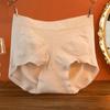 Roupa íntima feminina sem costura algodão virilha antibacteriana popular ao vivo sem costura respirável confortável calcinha de menina japonesa cintura média