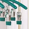 Percha de Aleación de Aluminio Múltiples Pinzas para Colgar Ropa en Casa Estante para Secar Calcetines en el Balcón Colgador Multifuncional para Secar Ropa Interior Nueva