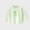 Nueva Camiseta de Algodón Puro para Primavera y Otoño, Nueva Camiseta Básica Casual de Algodón para Otoño e Invierno